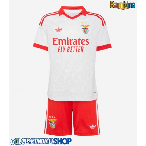 Maglie da calcio Benfica Seconda Maglia Bambino 2026-27 Manica Corta + Pantaloni corti)